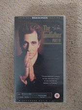 ? The Godfather Part III (VHS, Remastered Widescreen 25th Ed.) – Very Good