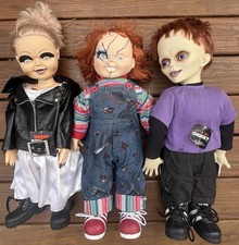 Chucky, Tiffany Bride of Chucky Childs Play Good Guys And Glen Life Sized Dolls