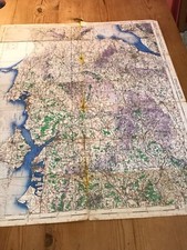 867c RAF WW2 Map Ordnance Survey Aeronautical Aircraft Air Force England South