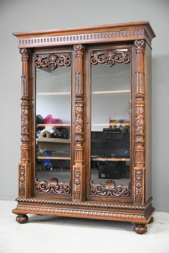 Anglo indian carved rosewood - indian,