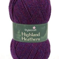 Stylecraft Highland Heathers DK 100g Knitting & Crochet Yarn - All Colours