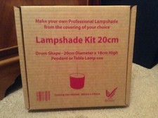 Need Craft Drum Lampshade Kits Sizes 20 cm 30 cm 40 cm or 45 cm. Made in the UK.