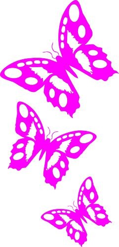 Pink butterfly vinyl - butterfly,