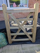 WOODEN GATE. 4FT TALL, 3FT