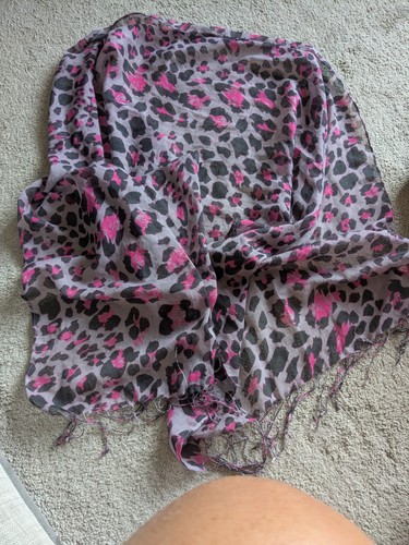 Tesco pink grey leopard - grey,