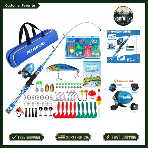 Kids telescopic fishing pole - kids,