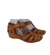 Pavers Sandals Low Wedge Heel