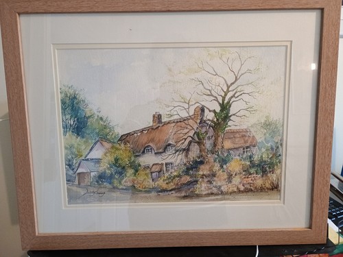 Cornish thatched cottage