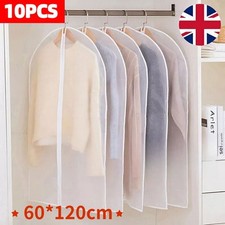 10Pack Large Hanging Suit Bags