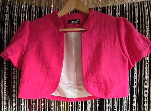 Hot pink bolero size - hot, 12