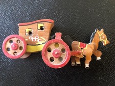 Vintage mini horse carriage - vintage,