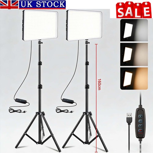 Led video light kit - 2x,