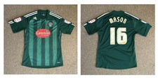 Joe Mason Matchworn & Squad Signed Plymouth Argyle 2010/11 Home Shirt, M, VGC