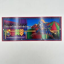 Harry Levy Arcade 2p Machine Face Plate Jousting Knight 42.5 x 17cm Mancave