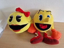 Pac Man & The Ghostly Adventures Bandai Namco & Ms Pac-Man Plush Soft Toy Arcade