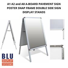 A Boards Double Side Aluminium Snap Frame Poster Display Stands A1,A2, A0