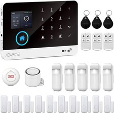 Wifi 4G Tuya SmartLife Home Alarm Security System Set Kit Alexa Automation Alarm
