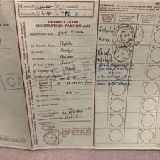 SINGER CHAMOIS 1966 MAROON