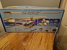 sabre rc helicopter still in box hardly used 