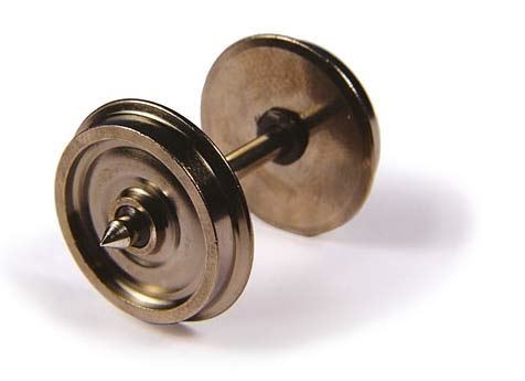 Brass turned coach - disc, wheels