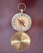 Vintage Pocket Compass with
