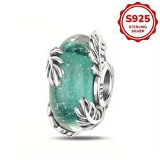 Seaweed Murano Glass Bead