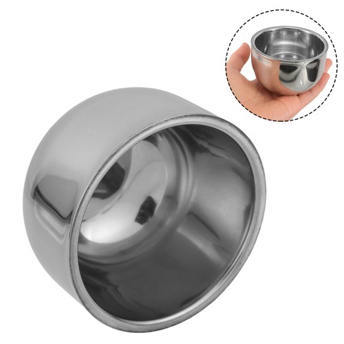 Shaving soap bowl travel - shaving, metal