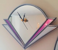 Art Deco Mirror Wall Clock