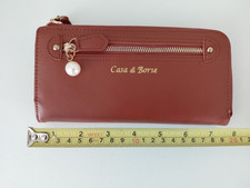 Casa di Borse Brown Zip Around