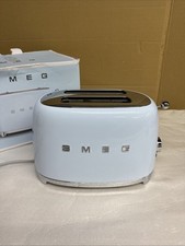 Smeg TSF01PBUK 50's Style Retro 2 Slice Toaster Blue