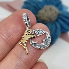 NEW Genuine Pandora Disney Tinker Bell Celestial Night Dangle Charm ? S925 ALE 