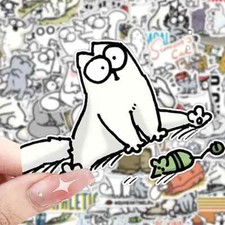 New 53pcs simon cat stickers - new,