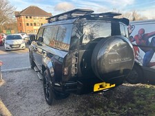 ROOF RACK RAIL CARGO CARRIER PLATFORM BLACK FOR LAND ROVER DEFENDER L663 110 20+