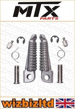 Kawasaki ZRX 1100 1997-2005 [MTX Front Silver Replacement Footrests]