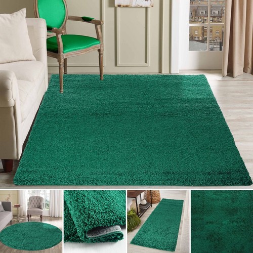 Emerald green shaggy - emerald,