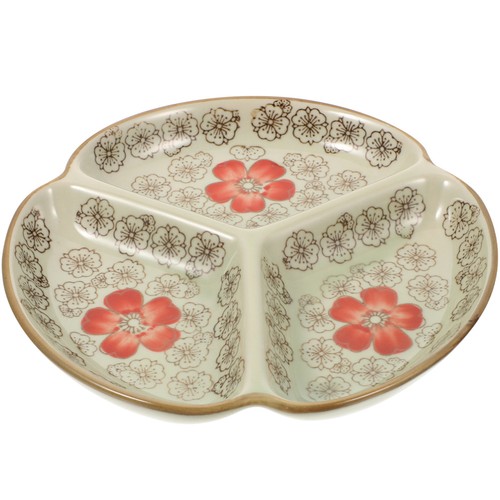 Food serving plate divided - food,