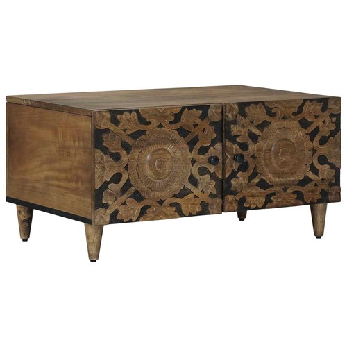 Coffee table solid mango - coffee,