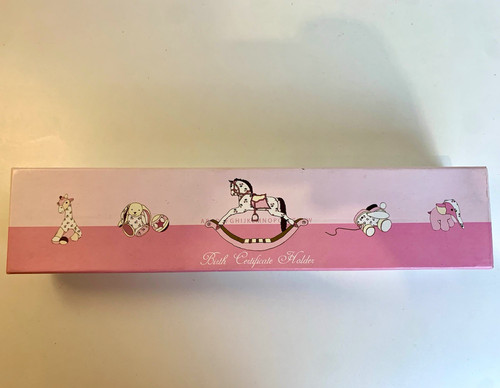 Pink ceramic baby birth - pink,