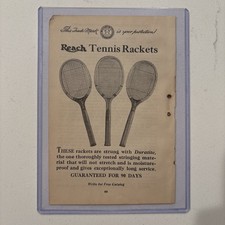1925 Reach Vintage Tennis