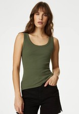 EX M&S Womens Sleeveless Scoop
