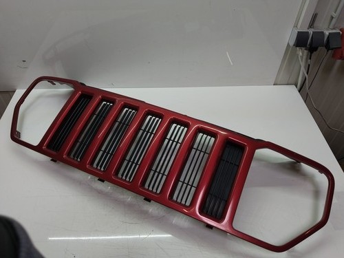 Radiator grille inferno red
