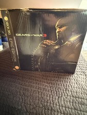 Gears Of War 3 Epic Edition Xbox-In Box Statue, Collectibles + Game - Complete