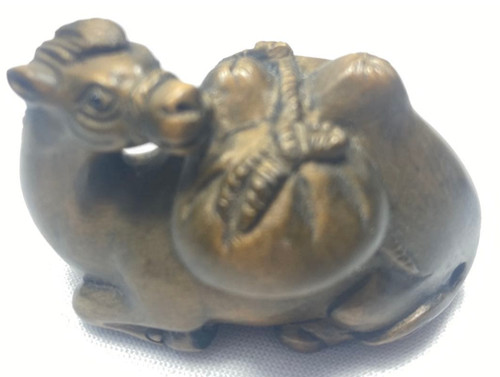 Netsuke antique camel - netsuke,