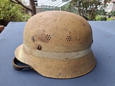 German aluminium Firefighter Helmet. M35 type Photoluminescent Helmet