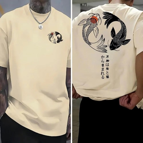Men cotton graphic shirt - men's, t
