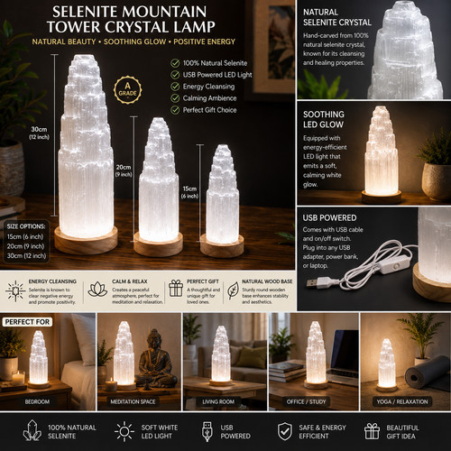 Selenite mountain tower - selenite,