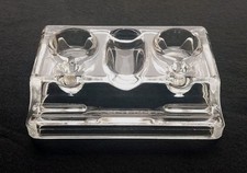Vintage Art Deco Clear Glass