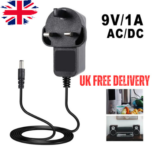 Power supply 9v adaptor - supply, uk