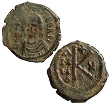 Byzantine Half Follis of