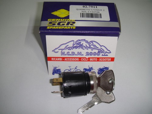 Starter motor with key - with,